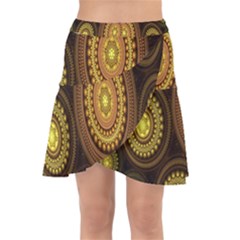 Fractal Wrap Front Skirt