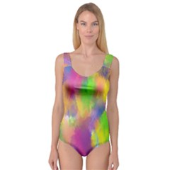 Abstract-calarfull Princess Tank Leotard  by nateshop