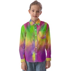 Abstract-calarfull Kids  Long Sleeve Shirt by nateshop