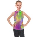 Abstract-calarfull Kids  Sleeveless Polo Tee View1