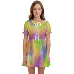 Abstract-calarfull Kids  Sweet Collar Dress by nateshop