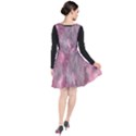 Abstract-pink Plunge Pinafore Dress View2