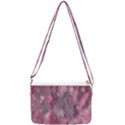 Abstract-pink Double Gusset Crossbody Bag View1