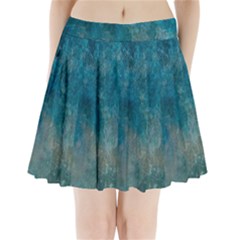 Background-abstrac Pleated Mini Skirt by nateshop