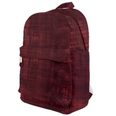 Background-maroon Classic Backpack by nateshop