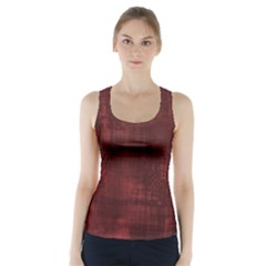 Background-maroon Racer Back Sports Top by nateshop