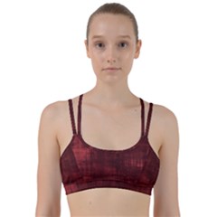 Background-maroon Line Them Up Sports Bra by nateshop