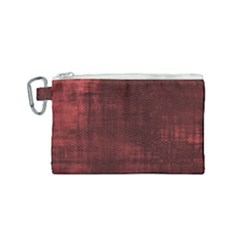 Background-maroon Canvas Cosmetic Bag (small) by nateshop