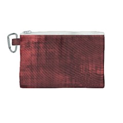 Background-maroon Canvas Cosmetic Bag (medium) by nateshop