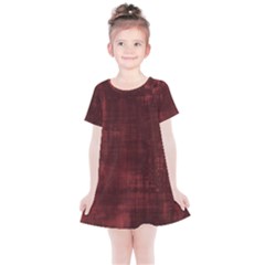 Background-maroon Kids  Simple Cotton Dress by nateshop