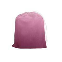 Background-pink Drawstring Pouch (large) by nateshop