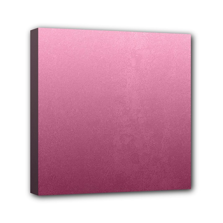 Background-pink Mini Canvas 6  x 6  (Stretched)