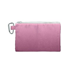 Background-pink Canvas Cosmetic Bag (small) by nateshop