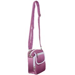 Background-pink Shoulder Strap Belt Bag by nateshop