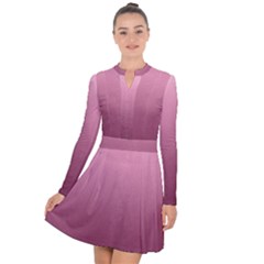 Background-pink Long Sleeve Panel Dress by nateshop