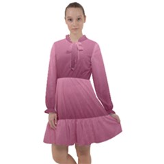 Background-pink All Frills Chiffon Dress