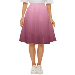 Background-pink Classic Short Skirt by nateshop