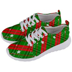 Background-green Red Star Men s Lightweight Sports Shoes by nateshop