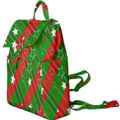 Background-green Red Star Buckle Everyday Backpack by nateshop