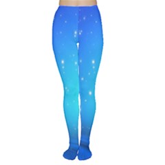 Background-blue Star Tights by nateshop