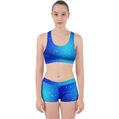 Background-blue Star Work It Out Gym Set by nateshop