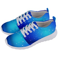 Background-blue Star Men s Lightweight Sports Shoes by nateshop