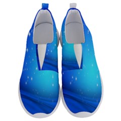 Background-blue Star No Lace Lightweight Shoes by nateshop