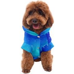 Background-blue Star Dog Coat by nateshop