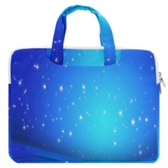 Background-blue Star Macbook Pro 16  Double Pocket Laptop Bag  by nateshop