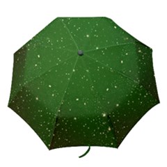 Background-star -green Folding Umbrellas by nateshop