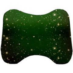 Background-star -green Head Support Cushion