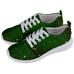 Background-star -green Men s Lightweight Sports Shoes by nateshop