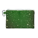 Background-star -green Canvas Cosmetic Bag (Large) View1