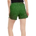 Background-star -green Women s Runner Shorts View2