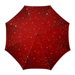 Background-star-red Golf Umbrellas by nateshop