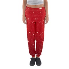 Background-star-red Women s Jogger Sweatpants by nateshop