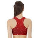 Background-star-red Sports Bra with Border View2