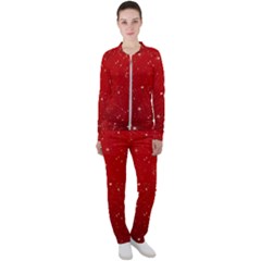 Background-star-red Casual Jacket And Pants Set by nateshop