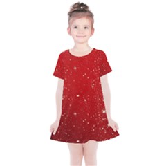 Background-star-red Kids  Simple Cotton Dress by nateshop