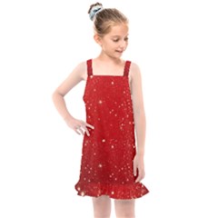 Background-star-red Kids  Overall Dress by nateshop