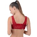 Background-star-red Front Tie Bikini Top View2