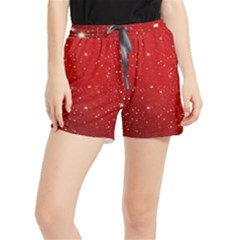 Background-star-red Women s Runner Shorts by nateshop