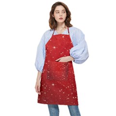 Background-star-red Pocket Apron by nateshop