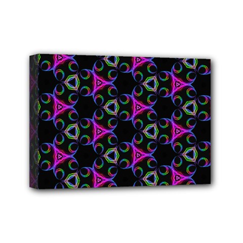 Background-triangle Mini Canvas 7  X 5  (stretched) by nateshop