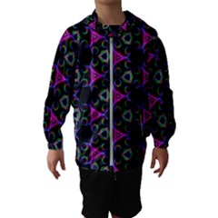 Background-triangle Kids  Hooded Windbreaker by nateshop