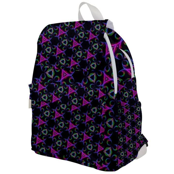 Background-triangle Top Flap Backpack