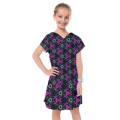 Background-triangle Kids  Drop Waist Dress by nateshop