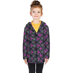 Background-triangle Kids  Double Breasted Button Coat by nateshop