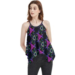 Background-triangle Flowy Camisole Tank Top by nateshop