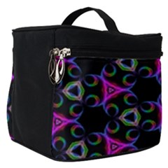 Background-triangle Make Up Travel Bag (small) by nateshop